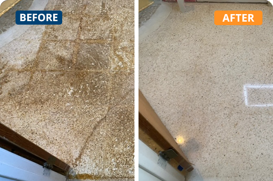 Terrazzo Restoration Before And After